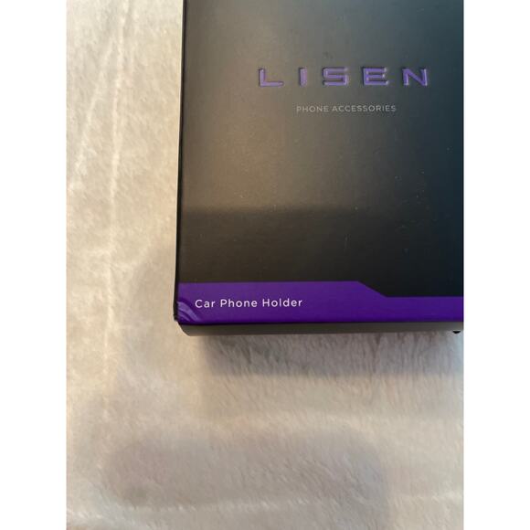 LISEN Car Headrest Phone Holder Backseat H715 Black Mounts Travel NEW OPEN BOX - Picture 10 of 14